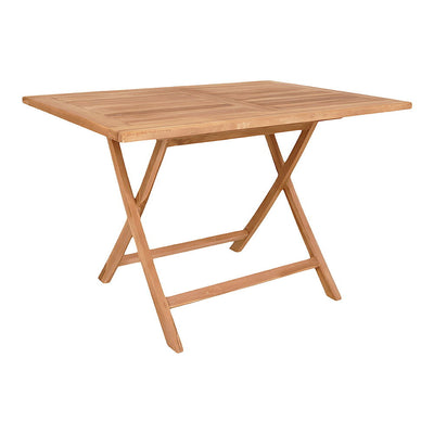 Oviedo Teak Spisebord - Spisebord i teaktræ, natur 120x80x75 cm