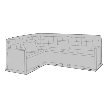 Luksus Overtræk  - Luksus overtræk til højre/venstrevendt hjørnesæt, 210g/m2 600D polyester PU behandlet, vandafvisende, sort