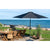 Houston Parasol - Parasol med hejs og tilt, metalstok, sort, ø300 cm