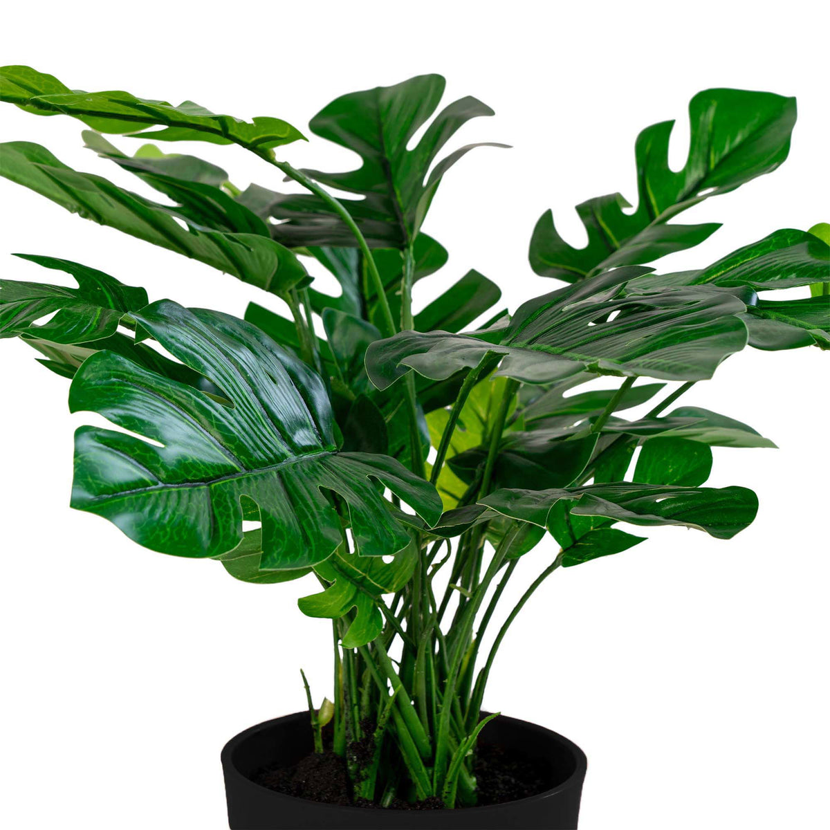 Monstera - Kunstig plante, grøn H:45 cm