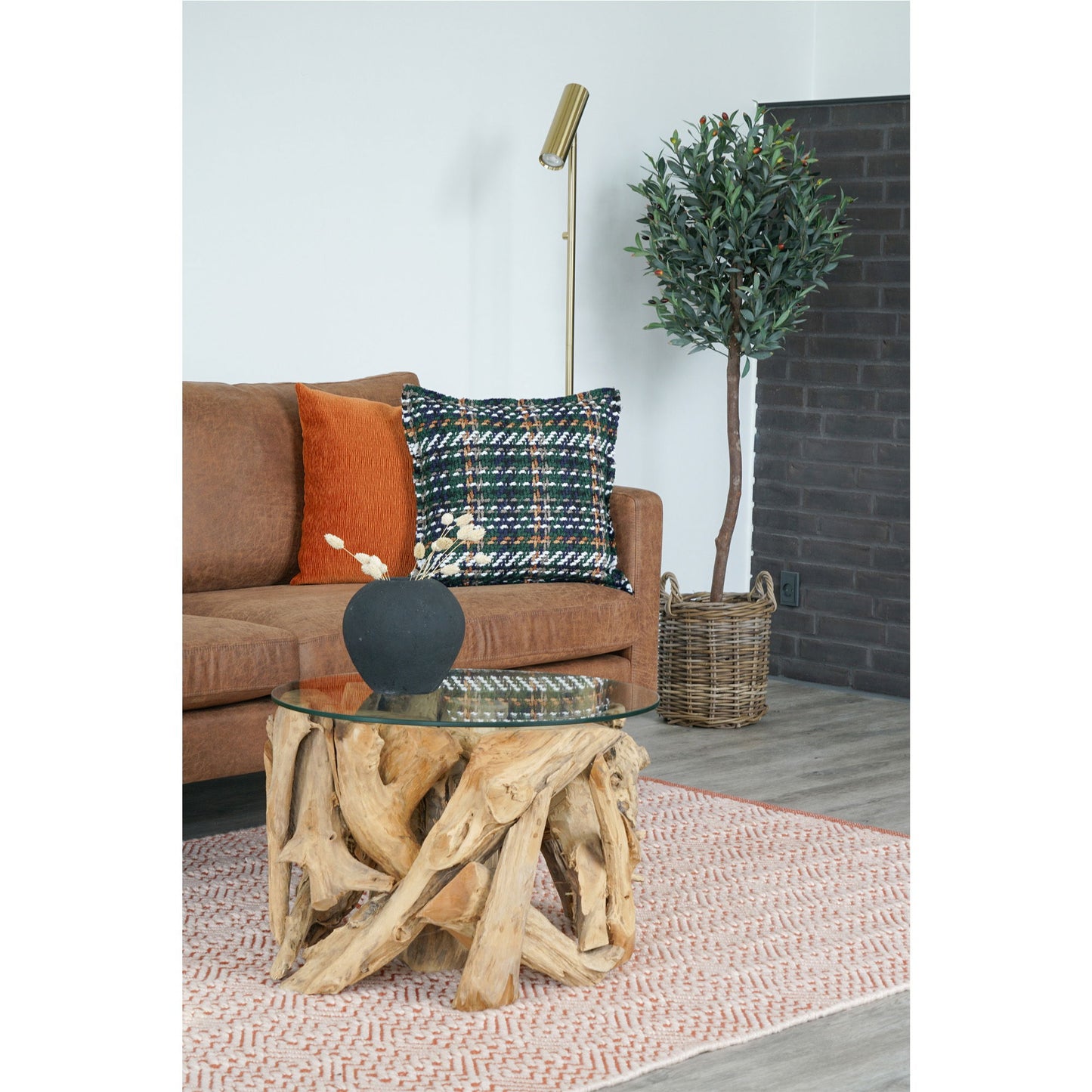 Oliventræ - Kunstig plante, grøn H:150 cm