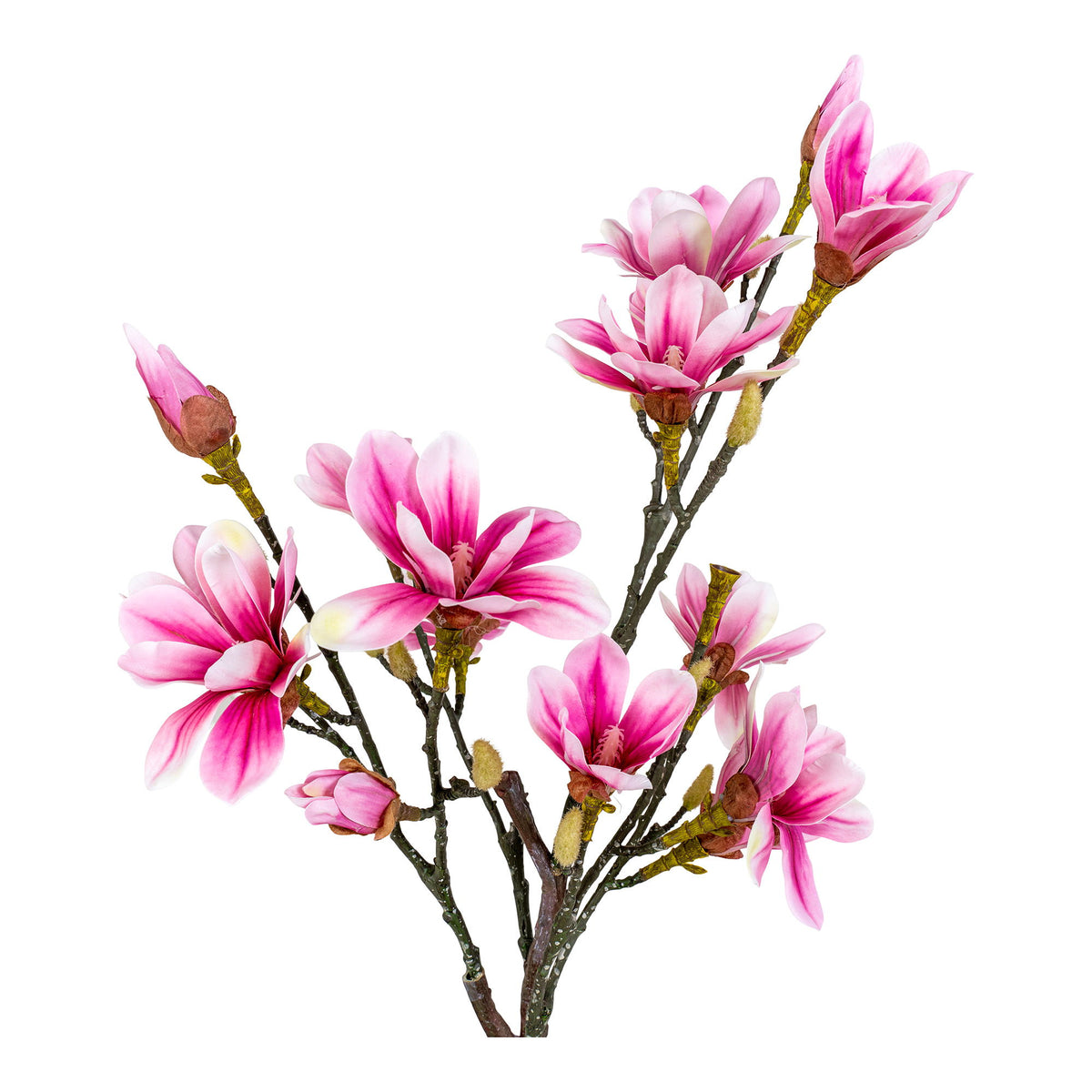 Magnoliatræ - Kunstig plante, rosa H:74 cm