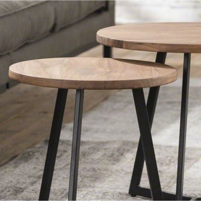 Sofabordssæt - Massiv akacietræ.