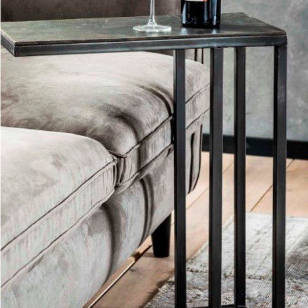 Sofabord sandblæst nikkel