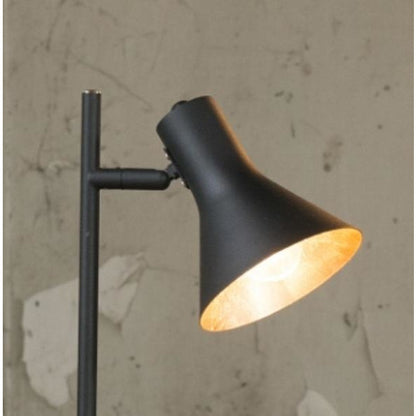 Arkitekt bordlampe - Sort med guld.