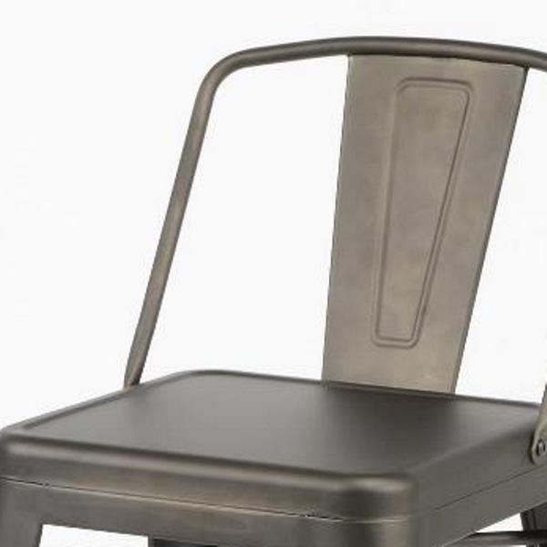 Barstol i industriel design - Stål