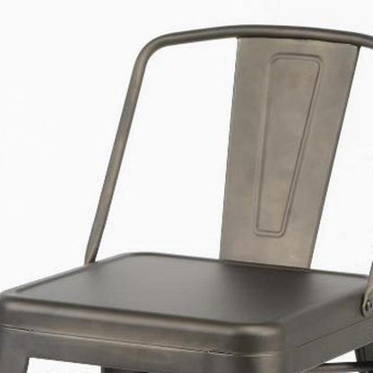 Barstol i industriel design - Stål