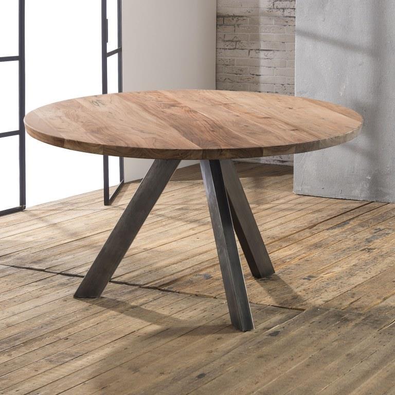 Spisebord i massiv akacie træ - 135 cm