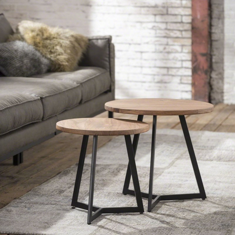 Sofabordssæt - Massiv akacietræ.