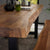 Unika spisebord i massiv akacietræ - 100 x 240 cm.