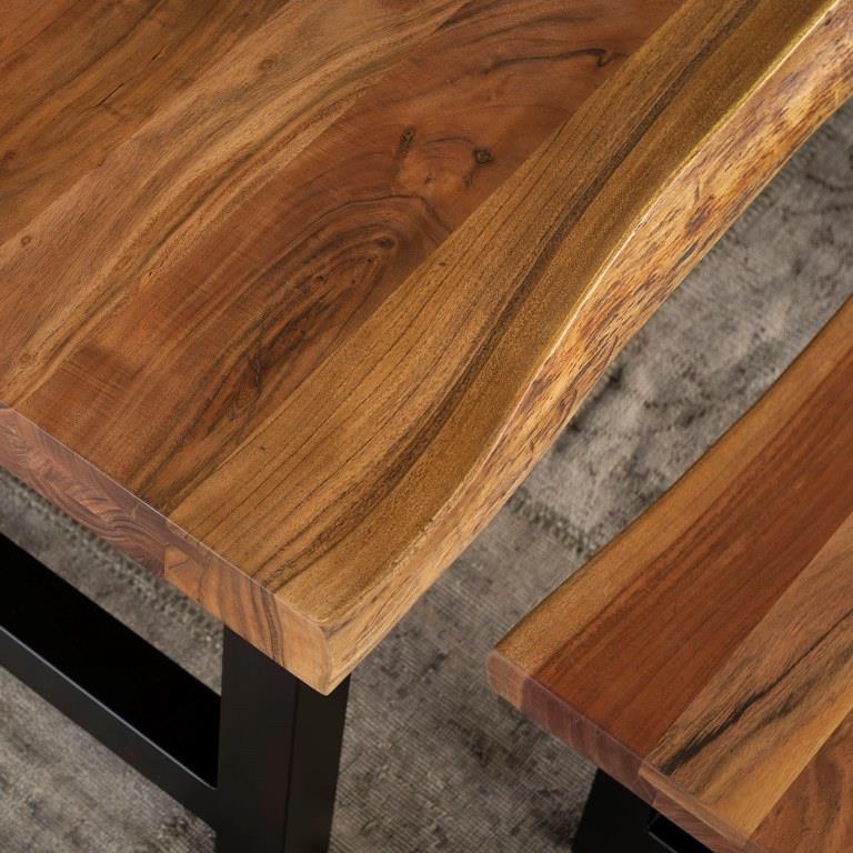 Unika spisebord i massiv akacietræ - 100 x 240 cm.