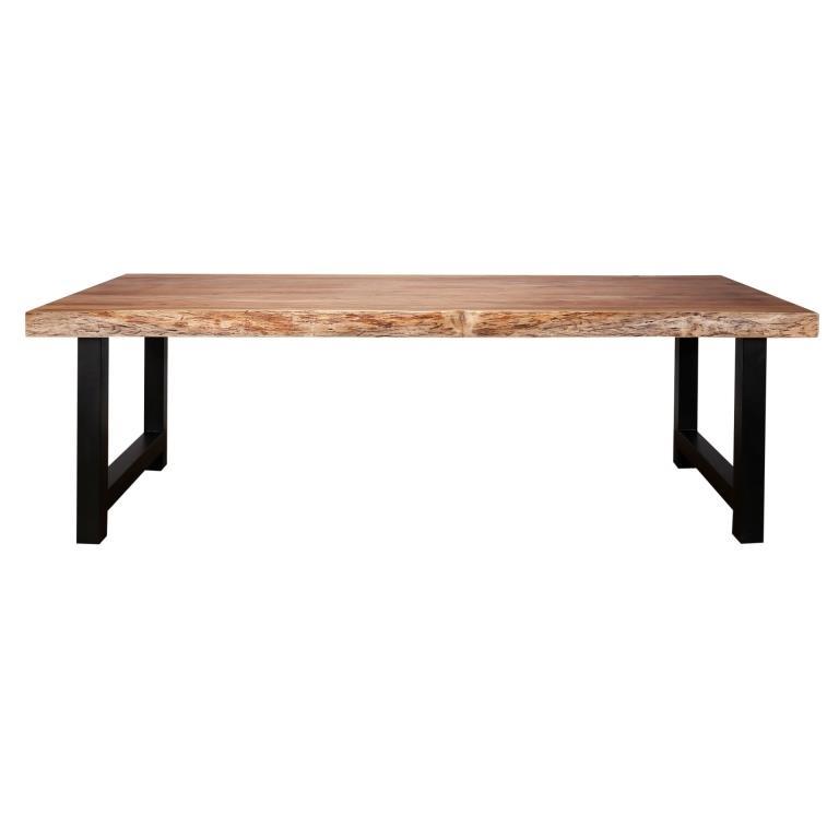 Unika spisebord i massiv akacietræ - 100 x 240 cm.