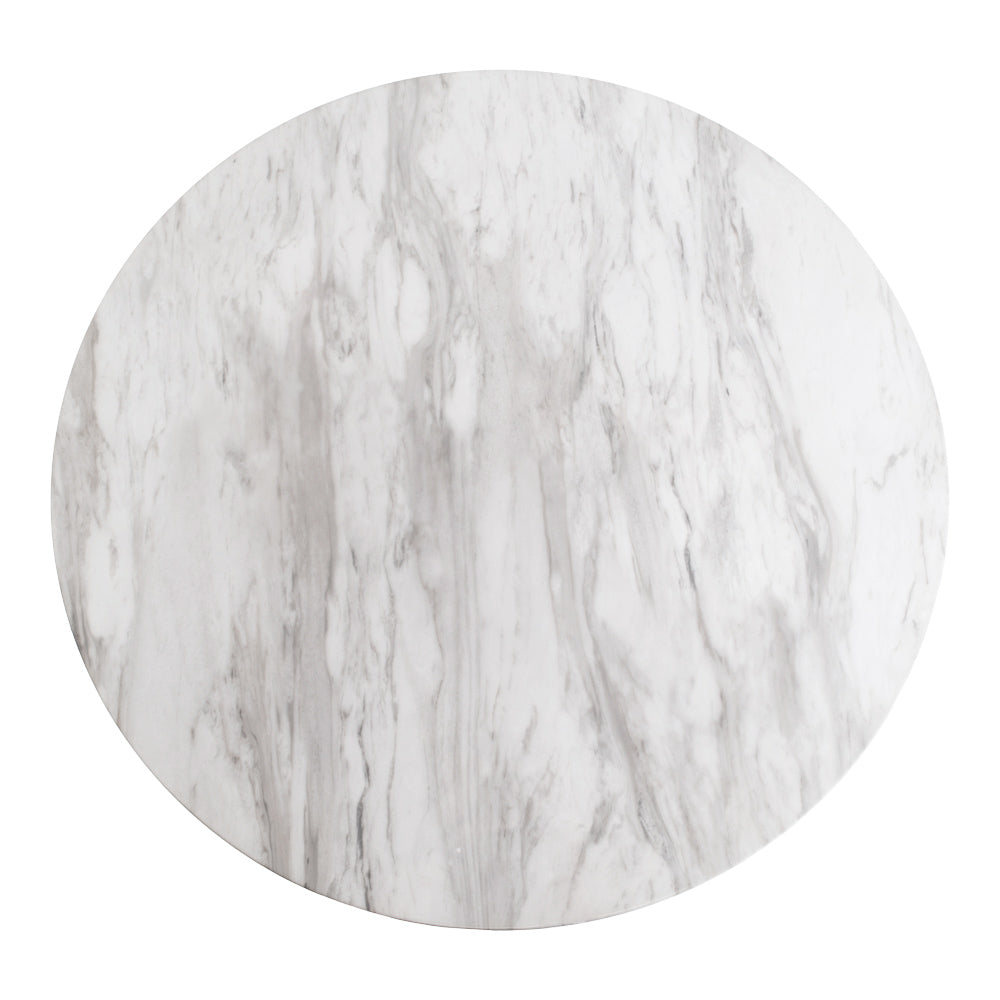 Bolzano Spisebord - Hvid Marmor 110 cm
