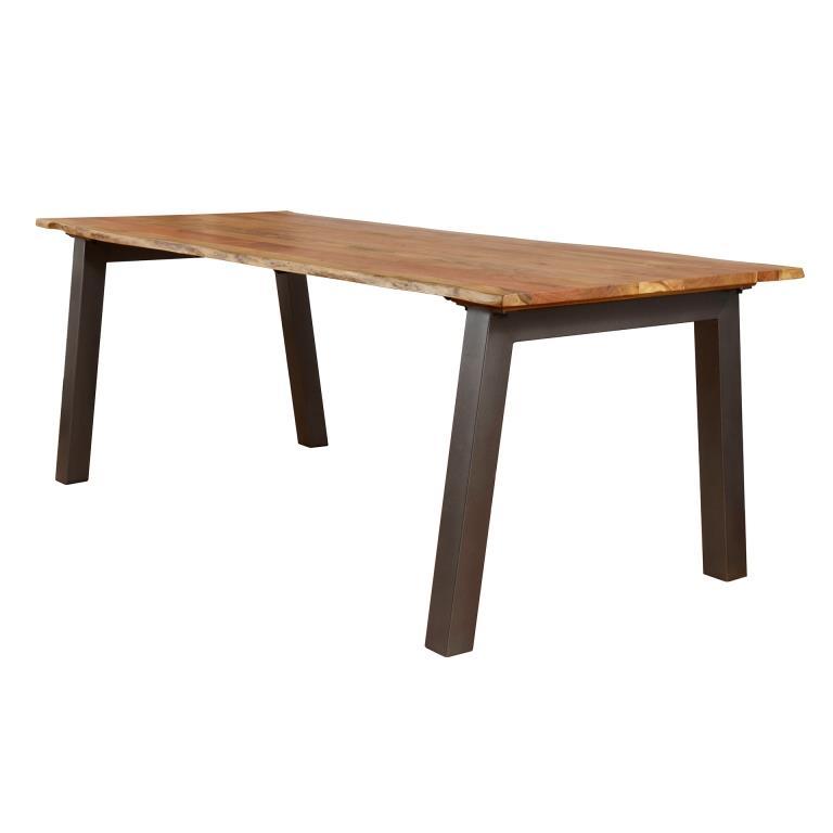 Spisebord i massiv akacietræ - 95 x 210 cm.