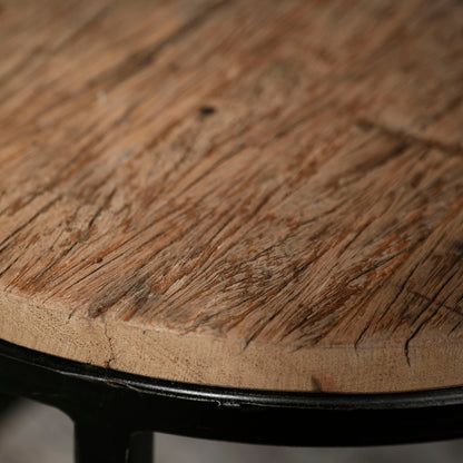 Sofabord - 2 borde i genbrugstræ.