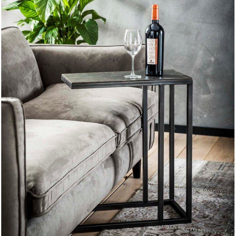 Sofabord sandblæst nikkel