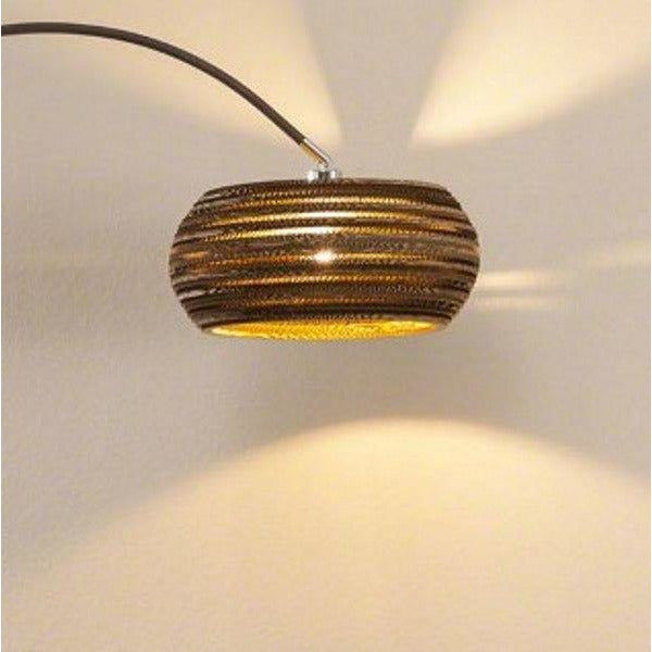 Gulvlampe - Brun skærm