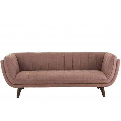 Lina Velour sofa 3 personer - Trælys