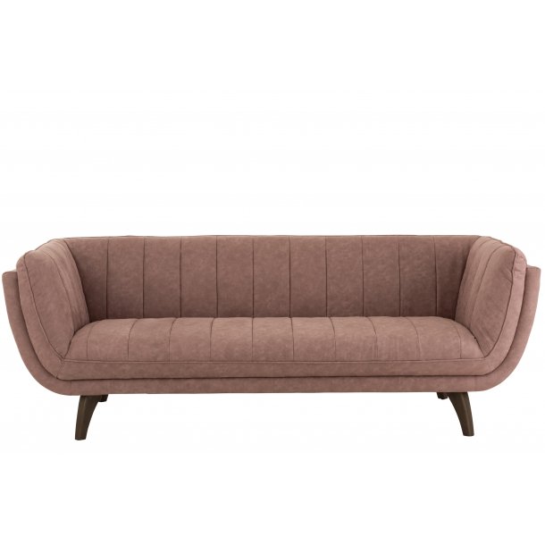 Lina Velour sofa 3 personer - Trælys