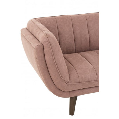 Lina Velour sofa 3 personer - Trælys