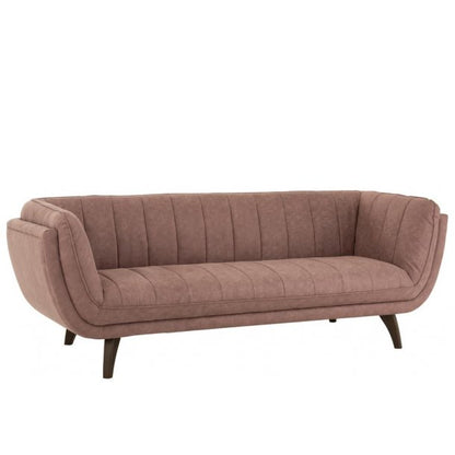 Lina Velour sofa 3 personer - Trælys