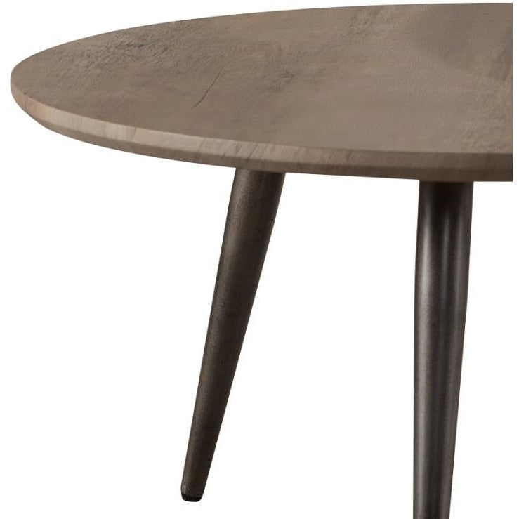 Sofabordssæt i grå ege look -  80 cm x 60 cm