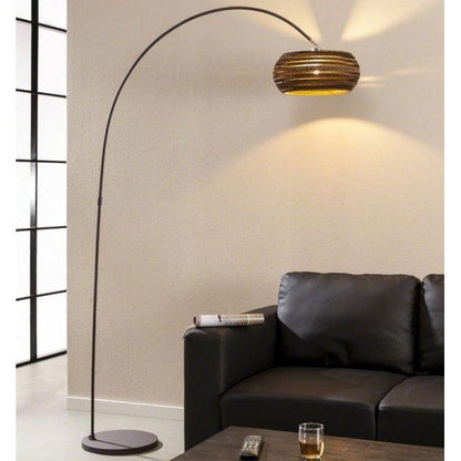 Gulvlampe - Brun skærm