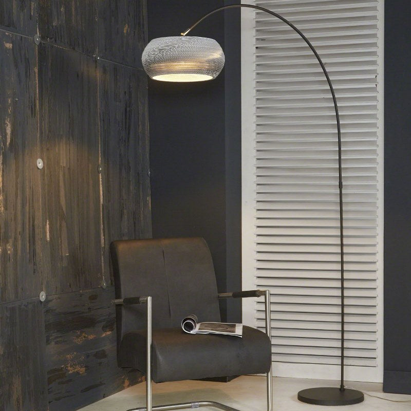 Gulvlampe - Hvid skærm