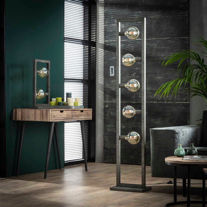 Antik gulvlampe - Sølv