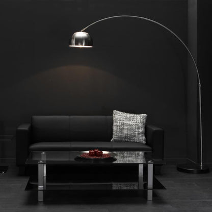 Mat nikkel - Gulvlampe