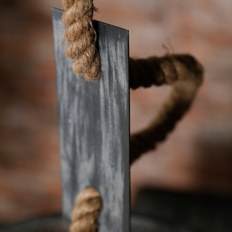 Loftslampe - Skærm i grå gitter design