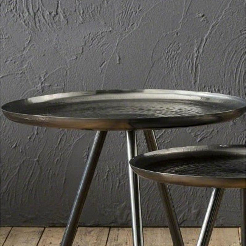 Sofabordssæt - Sort nikkel