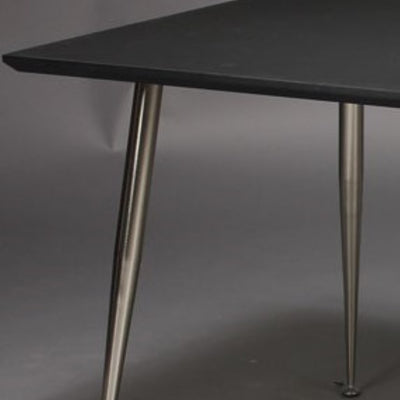Sort højtrykslaminat spisebord - 120 x 60 cm.
