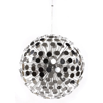Chrome belagt loftslampe - Disco