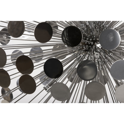 Chrome belagt loftslampe - Disco