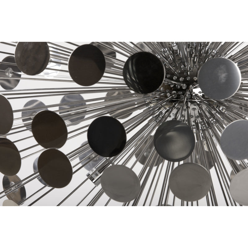 Chrome belagt loftslampe - Disco
