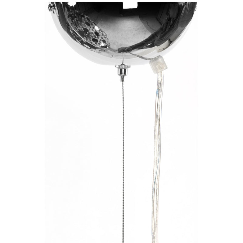 Chrome belagt loftslampe - Disco