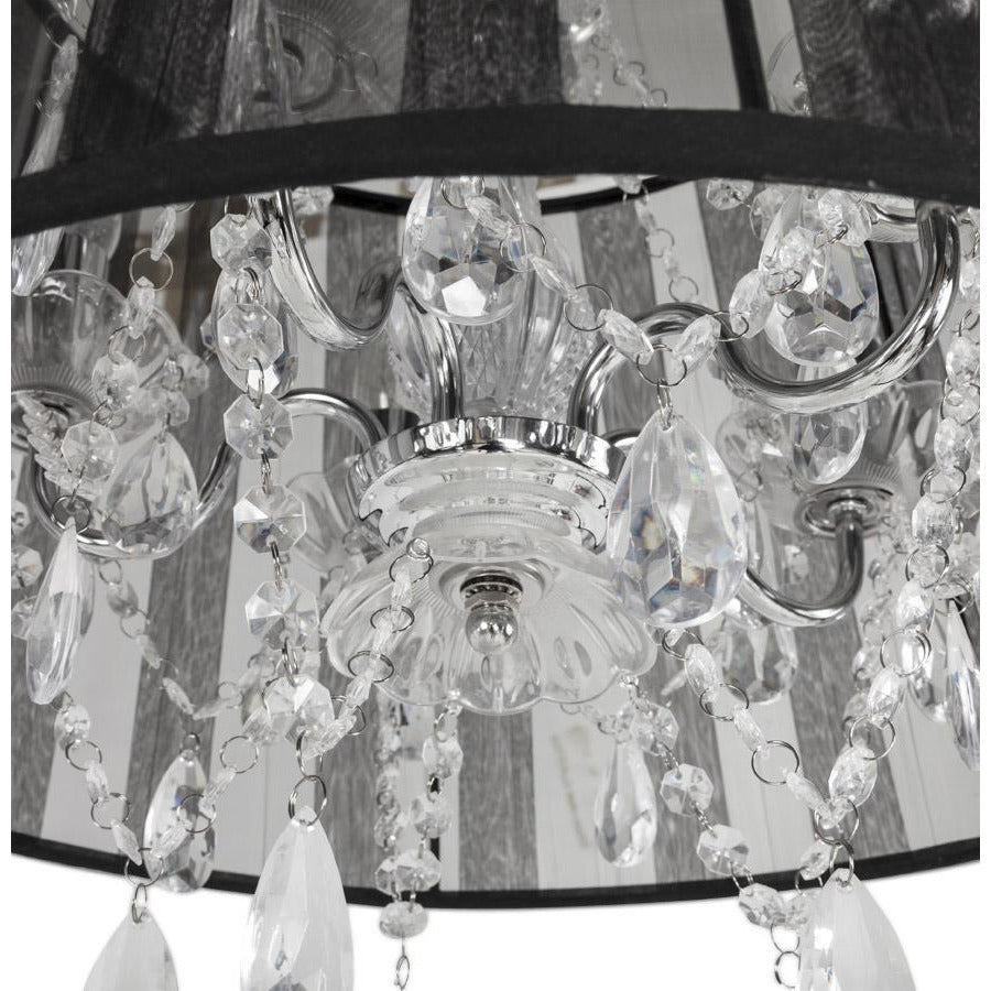 Lysekrone loftslampe - Sort