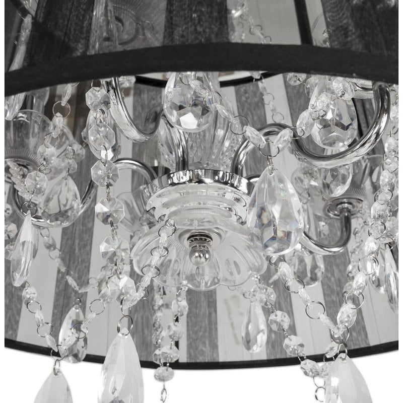 Lysekrone loftslampe - Sort