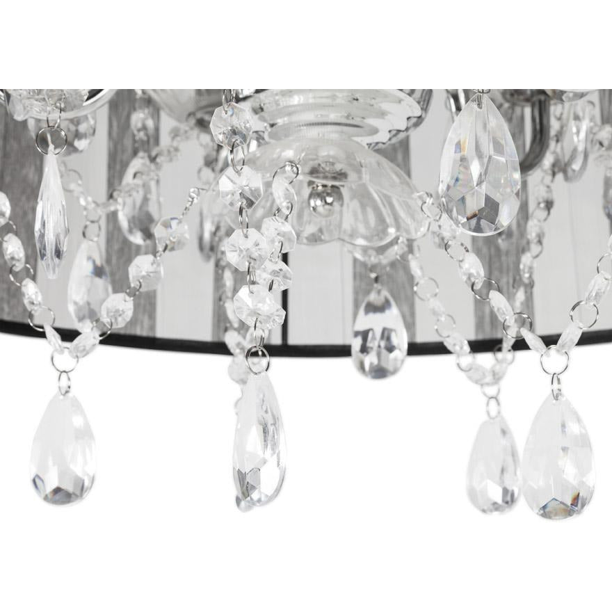 Lysekrone loftslampe - Sort