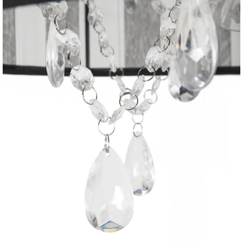 Lysekrone loftslampe - Sort