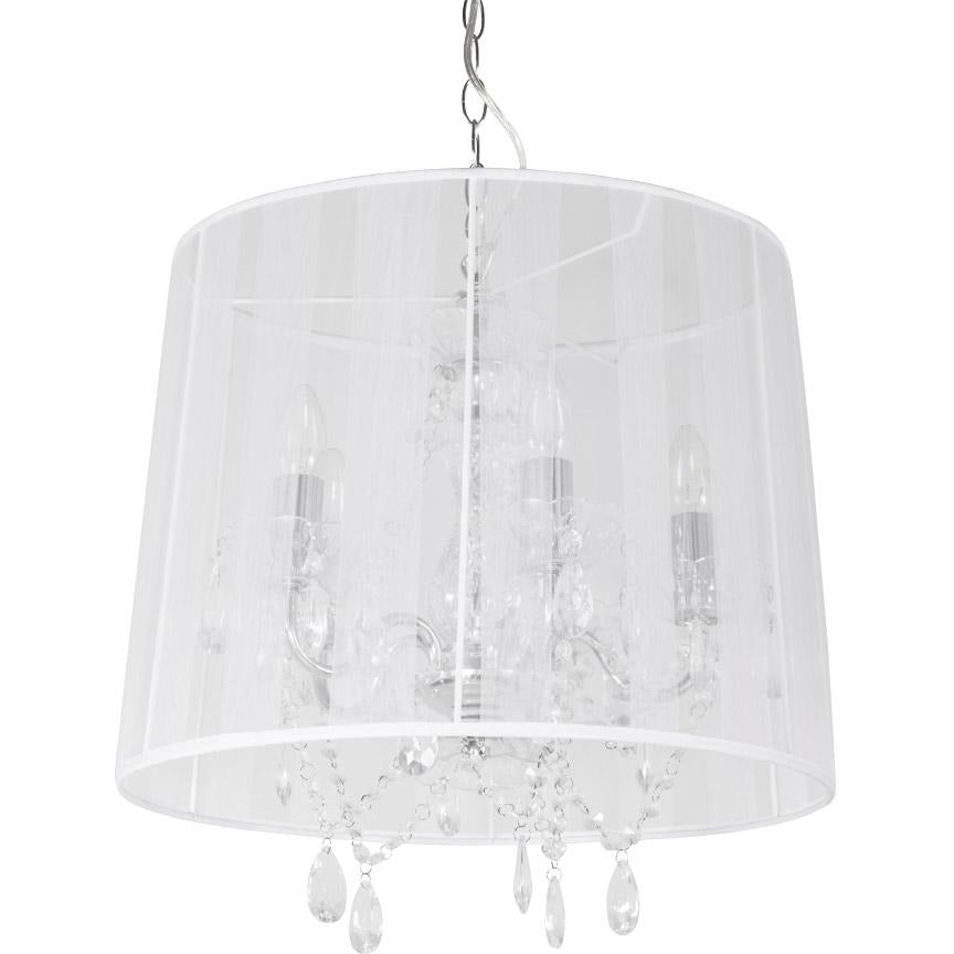 Lysekrone loftslampe - Hvid