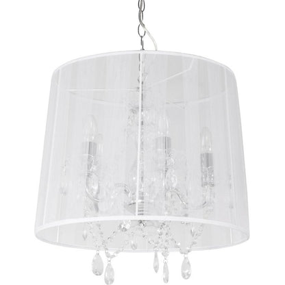 Lysekrone loftslampe - Hvid