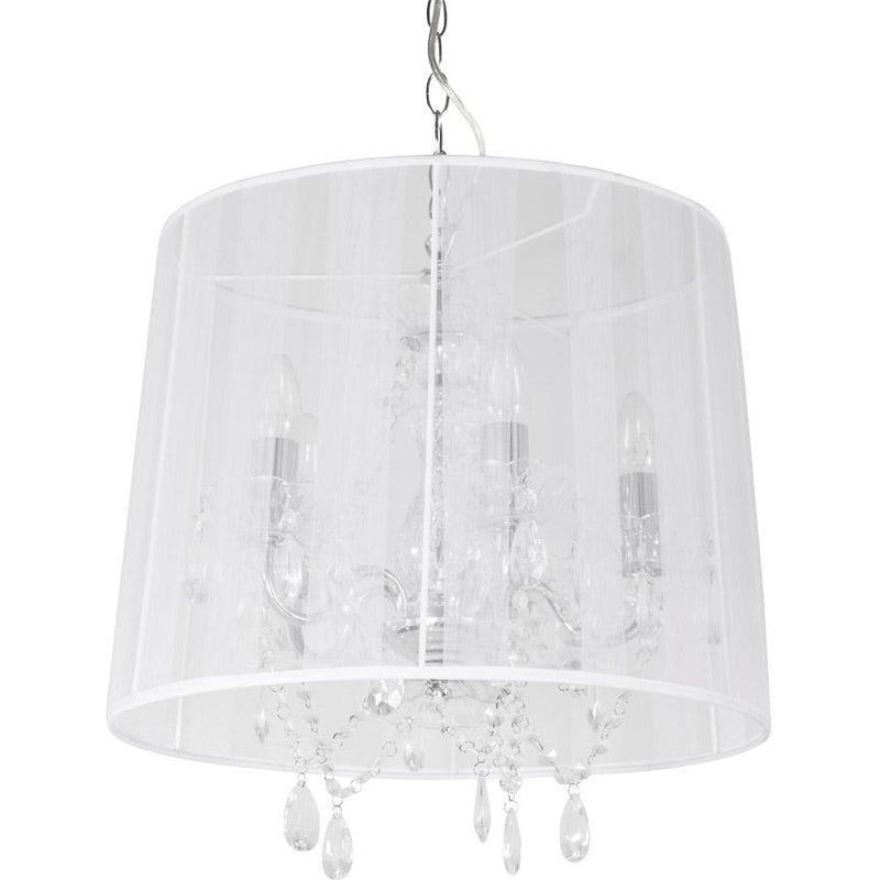 Lysekrone loftslampe - Hvid