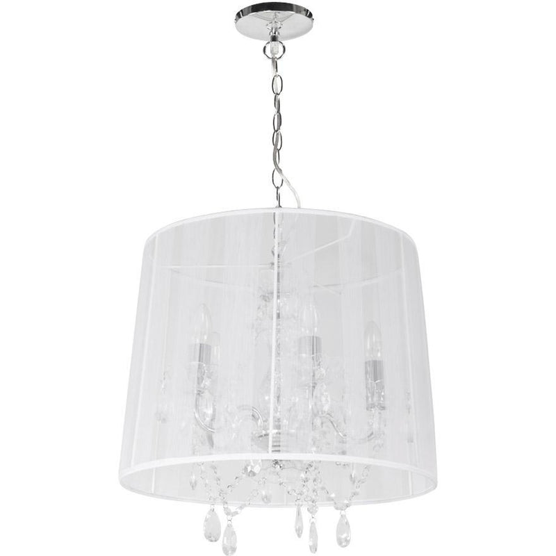 Lysekrone loftslampe - Hvid