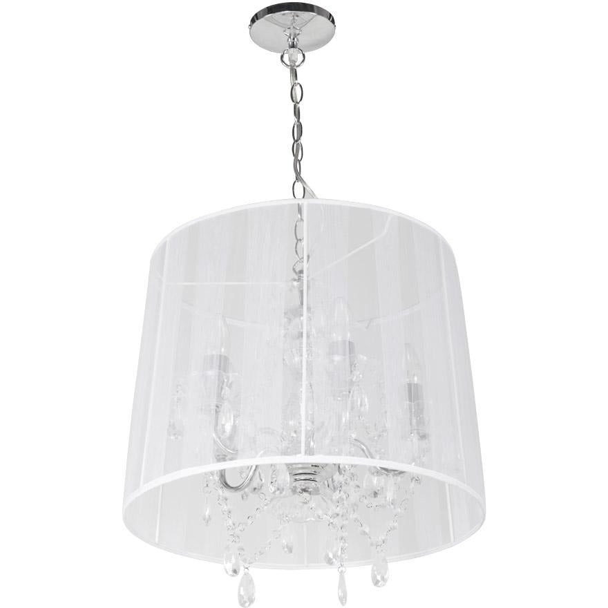 Lysekrone loftslampe - Hvid