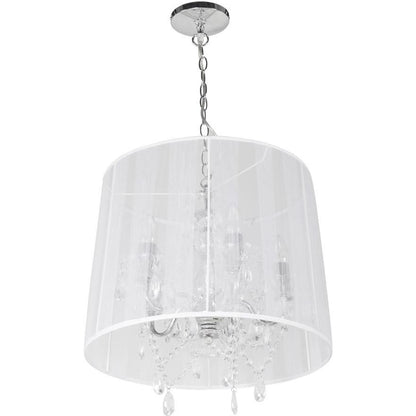 Lysekrone loftslampe - Hvid