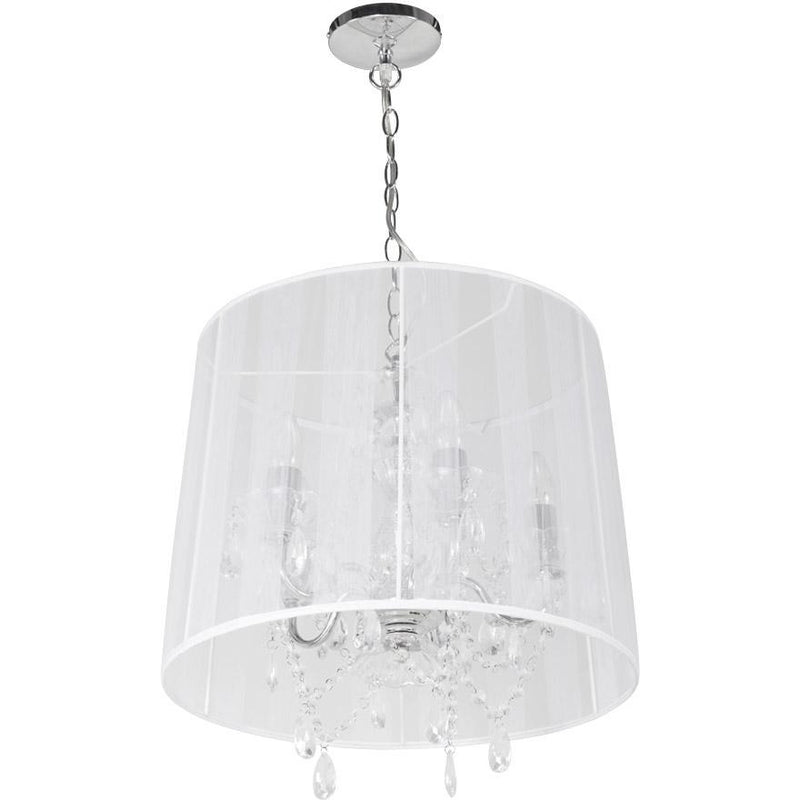 Lysekrone loftslampe - Hvid