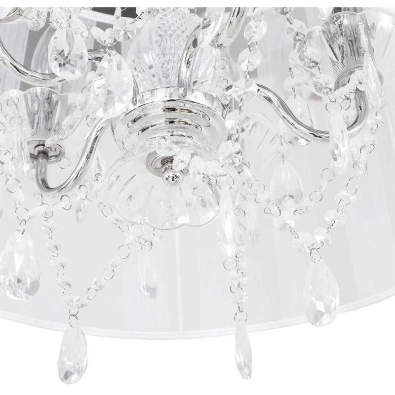 Lysekrone loftslampe - Hvid