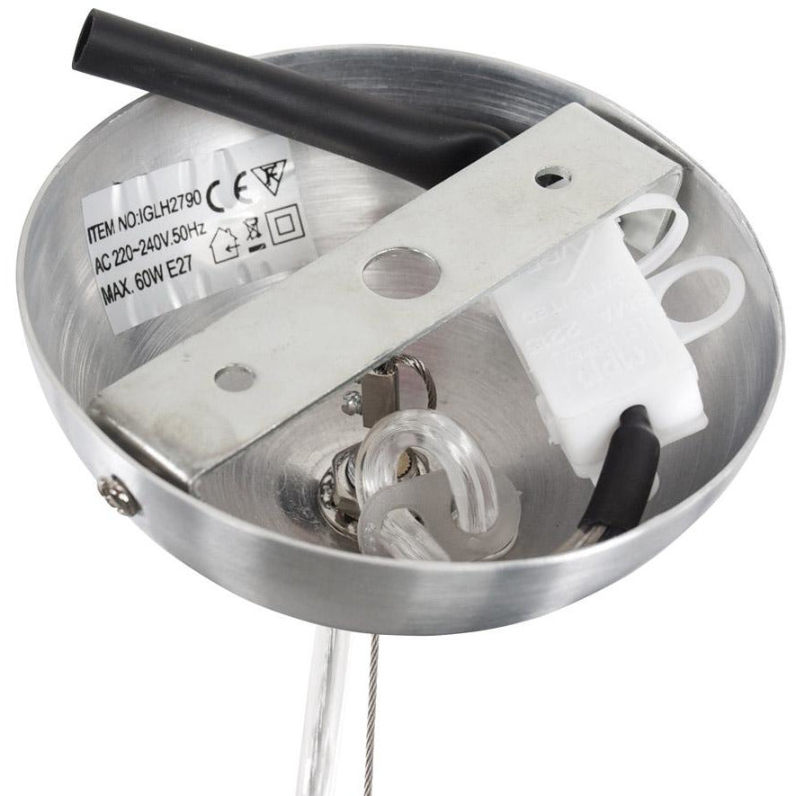 Jelly loftslampe - Børstet stål